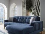 ELIZYA S 2 Seater Chaise Sofa left side view