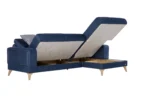 ELIZYA S 2 Seater Chaise Sofa storage